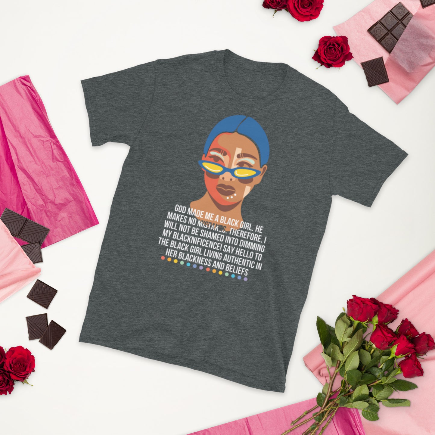 Black Girl Short-Sleeve Unisex T-Shirt