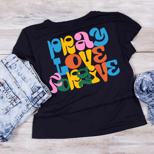 Pray. Love. Forgive. (PLF) -Short-Sleeve Unisex T-Shirt